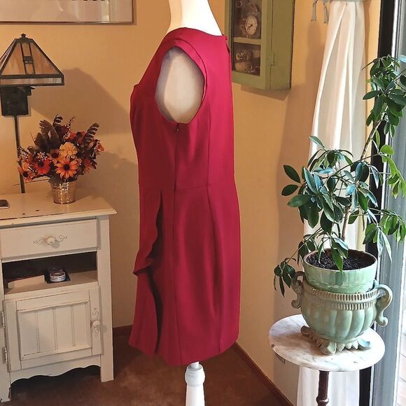 Express Perfect Red Dress, Tomato Girl, Career Professional,  Coastal  Grandma - Picture 5 of 11